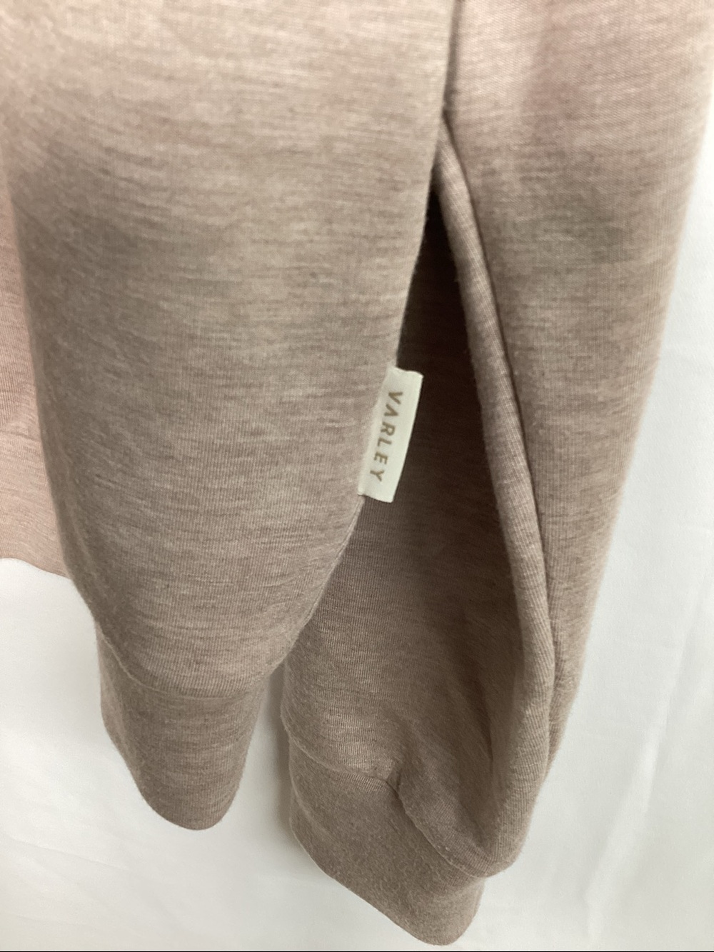 VARLEY Yates Half Zip Sweat Taupe Size Medium - Picture 8 of 12